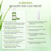 image:imageAloderma Aloe Hydrating Hand Cream NonGreasy Lotion for Dry Skin 35 oz  Gently scented vegan formula with shea butter travel size 100 ml hand cream for cracked skin  ideal for office or gym use35 Fl Oz Pack of 6
