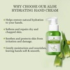 image:imageAloderma Aloe Hydrating Hand Cream NonGreasy Lotion for Dry Skin 35 oz  Gently scented vegan formula with shea butter travel size 100 ml hand cream for cracked skin  ideal for office or gym use35 Fl Oz Pack of 6