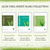 image:imageAloderma Aloe Sheet Mask 2 Pack  Hydrating Mask Brightening Mask  Made Within 12h of Harvest Farm Fresh Aloe Vera Skin Care Set