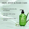 image:imageAloderma Aloe Vera Gel  Large 176oz Value Pump  Made within 12 Hours of Harvest with 99 Organic Aloe Vera Lightweight NonSticky for Sunburns Natural Soothing Aloe Vera for Face amp Hair176 Fl Oz Pack of 6