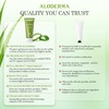 image:imageAloderma Brightening Face Cleanser with Organic Aloe amp Niacinamide 42 oz  Organic Aloe Vera based facial wash with papaya enzymes for everyday use Crueltyfree farmtoface formula in a 120 g tubeOil Controlling