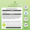 image:imageAloderma Brightening Face Toner with Organic Aloe  Niacinamide 42 oz  Alcoholfree facial toner for sensitive skin Made with Hyaluronic Acid and Vitamin C for daily hydration and radiant skinBrightening