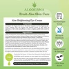 image:imageAloderma Hydrating Face Cream 65 Organic Aloe amp Hyaluronic Acid 17 oz  Unscented daily moisturizing cream with shea butter and black oat seed extract Great for normal sensitive dry skinBrightening Eye Cream