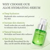 image:imageAloderma Soothing Face Serum 65 Organic Aloe for Sensitive Skin 17 oz  Calming nourishing facial serum for clean skin with betaglucan hyaluronic acid and vitamin C and Freshly Harvested AloeHydrating