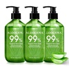 image:imageAloderma Aloe Vera Gel  Large 176oz Value Pump  Made within 12 Hours of Harvest with 99 Organic Aloe Vera Lightweight NonSticky for Sunburns Natural Soothing Aloe Vera for Face amp Hair176 Fl Oz Pack of 3