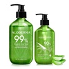 image:imageAloderma Aloe Vera Gel 2 Pack  500g Aloe Gel 300g Gel  Tea Tree Oil  Hydrating Moisturizing Soothing amp Softhening Aloe Vera Gel for Face Body Hair amp Scalp After Sun Care