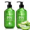 image:imageAloderma Aloe Vera Gel Made within 12 Hours of Harvest with 99 Pure Organic Aloe Vera  Pump Bottle  Ideal for Face and Body Soothing amp Hydrating Sunburn Relief Great for Scalp amp Hair  106oz2