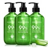 image:imageAloderma Aloe Vera Gel Made within 12 Hours of Harvest with 99 Pure Organic Aloe Vera  Pump Bottle  Ideal for Face and Body Soothing amp Hydrating Sunburn Relief Great for Scalp amp Hair  106oz3