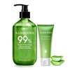 image:imageAloderma Aloe Vera Gel Set 2 pieces  500g Aloe Vera Gel 45g Aloe Gel  Hydrating Moisturizing Soothing amp Softhening Aloe Vera Gel for Face Body Hair amp Scalp After Sun Care