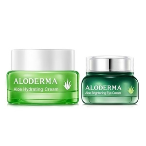 image:imageAloderma Aloe Cream Set 2 pieces  Hydrating Cream Brightening Eye Cream  Hydrating Moisturizing Softening Farm Fresh Aloe Vera Skin Care Set