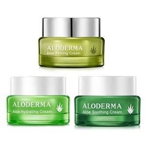 image:imageAloderma Aloe Face Cream Set 3 pieces  Farm Fresh Aloe Vera Skin Care Set  Hydrating Cream Firming Cream Soothing Cream  Hydrating Moisturizing Softening Nourishing Skin Care Set