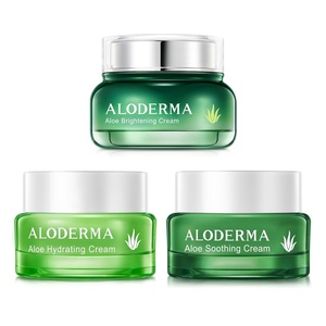 image:imageAloderma Aloe Face Cream Set 3 pieces  Farm Fresh Aloe Vera Skin Care Set  Hydrating Cream Soothing Cream Brightening Cream  Hydrating Moisturizing Softening Nourishing Skin Care Set