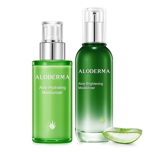 image:imageAloderma Aloe Face Moisturizer Set 2 Pieces  Farm Fresh Aloe Vera  Hydrating Moisturizer Brightening Face Lotion  Hydrating Moisturizing Softening Nourishing Skin Care Set