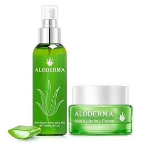 image:imageAloderma Aloe Hydrating Set  Hydrating Cream Botanical Hydrating Mist  Made Within 12h of Harvest Farm Fresh Aloe Vera Hydrating amp Moisturizing Skin Care Set