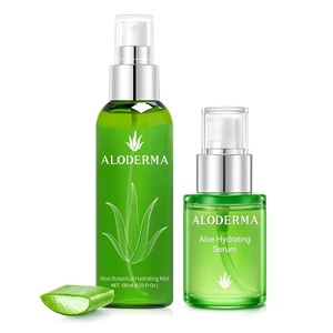 image:imageAloderma Aloe Hydrating Set  Hydrating Serum Botanical Hydrating Mist  Made Within 12h of Harvest Farm Fresh Aloe Vera Hydrating amp Moisturizing Skin Care Set