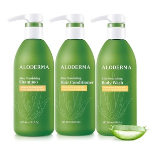 image:imageAloderma Aloe Nourishing Set  Nourishing Shampoo Conditioner Body Wash