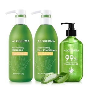 image:imageAloderma Aloe Nourishing Set  Shampoo Conditioner Aloe Vera Gel