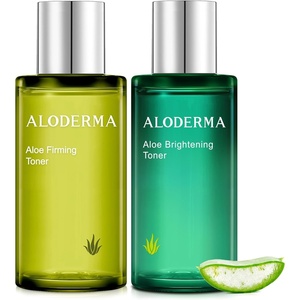 image:imageAloderma Aloe Toner Set 2 Pieces  Firming Brightening Toner  Made within 12h of Harvest Hydrating Moisturizing Softening Skin Care Set with Fresh Aloe Vera