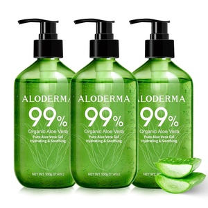 image:imageAloderma Aloe Vera Gel  Large 176oz Value Pump  Made within 12 Hours of Harvest with 99 Organic Aloe Vera Lightweight NonSticky for Sunburns Natural Soothing Aloe Vera for Face amp Hair176 Fl Oz Pack of 3