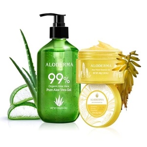 image:imageAloderma Aloe Vera Gel Set 2 Pack  Aloe Flower Essence Gel 300 Aloe Gel