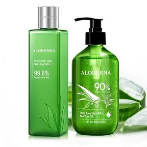 image:imageAloderma Aloe Vera Gel Set 2 Pcs  Skin Hydrator 300g Gel  Tea Tree Oil