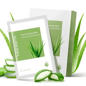 image:imageAloderma Firming Face Sheet Masks with 89 Organic Aloe Vera 5 Pack  Formulated for agedefying results with hyaluronic acid amp arginine Intense hydration amp nourishment for plump supple skinHydrating