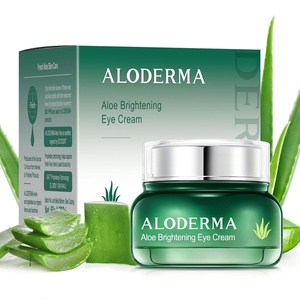 image:imageAloderma Hydrating Face Cream 65 Organic Aloe amp Hyaluronic Acid 17 oz  Unscented daily moisturizing cream with shea butter and black oat seed extract Great for normal sensitive dry skinBrightening Eye Cream