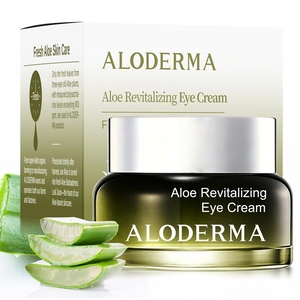 image:imageAloderma Hydrating Face Cream 65 Organic Aloe amp Hyaluronic Acid 17 oz  Unscented daily moisturizing cream with shea butter and black oat seed extract Great for normal sensitive dry skinRevitalizing Eye Cream