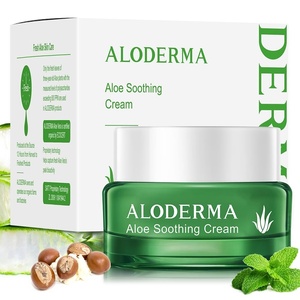 image:imageAloderma Hydrating Face Cream 65 Organic Aloe amp Hyaluronic Acid 17 oz  Unscented daily moisturizing cream with shea butter and black oat seed extract Great for normal sensitive dry skinSoothing