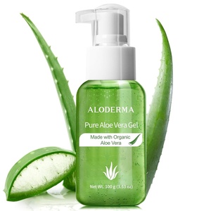 image:imageAloderma Pure Aloe Vera Gel Made within 12 Hours of Harvest with 99 Organic Aloe Vera for Easy Travel Size for Body Face amp Scalp Cooling Soothing Relief for Skin amp Sunburn 3blts353 Fl Oz Pack of 1