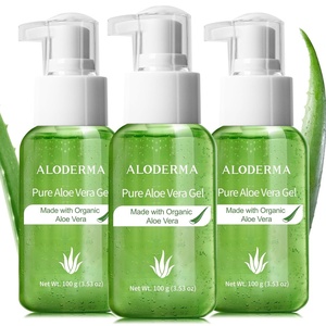 image:imageAloderma Pure Aloe Vera Gel Made within 12 Hours of Harvest with 99 Organic Aloe Vera for Easy Travel Size for Body Face amp Scalp Cooling Soothing Relief for Skin amp Sunburn 3blts353 Ounce Pack of 3