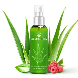image:imageAloderma Refreshing Hydrating Face Mist with Organic Aloe Vera 120 ml  Bottled 12 hours after harvest 423 oz botanical spray featuring squalane amp panthenol for daily makeup prep and dry skin care1