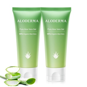 image:imageAloderma Travel Size Aloe Vera Gel Made within 12 Hours of Harvest with 99 Pure Organic Aloe Vera for Body Face amp Scalp  Hydrating amp Soothing Gel for After Sun Care  15oz Squeeze Tube15 Ounce Pack of 2