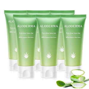 image:imageAloderma Travel Size Aloe Vera Gel Made within 12 Hours of Harvest with 99 Pure Organic Aloe Vera for Body Face amp Scalp  Hydrating amp Soothing Gel for After Sun Care  15oz Squeeze Tube15 Ounce Pack of 6
